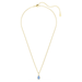 Swarovski Chroma Pear Pendant - Blue/Gold - Swarovski