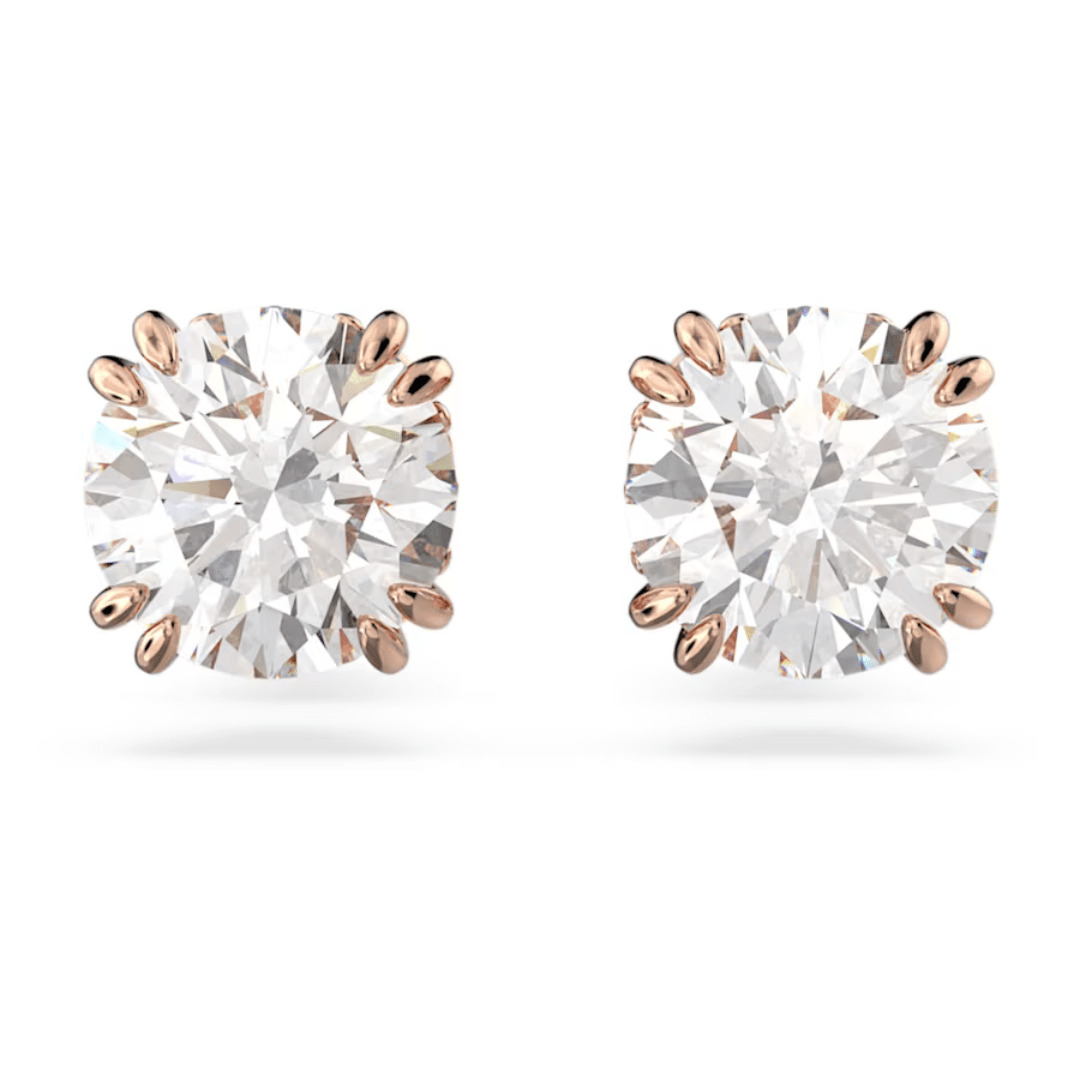 Swarovski Constella Crystal Studs - Rose Gold - Swarovski