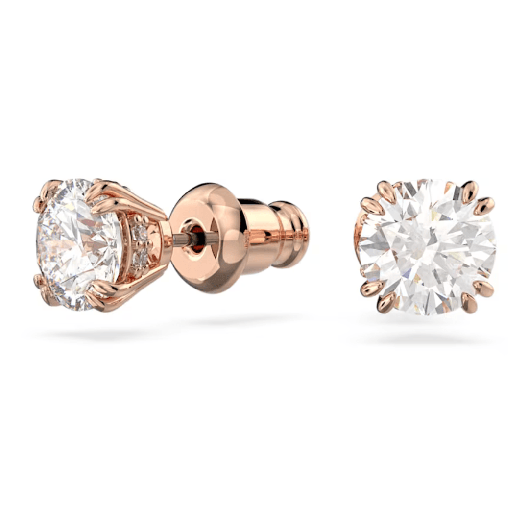 Swarovski Constella Crystal Studs - Rose Gold - Swarovski