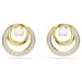 Swarovski Hyperbola Stud Earrings - Gold - Swarovski