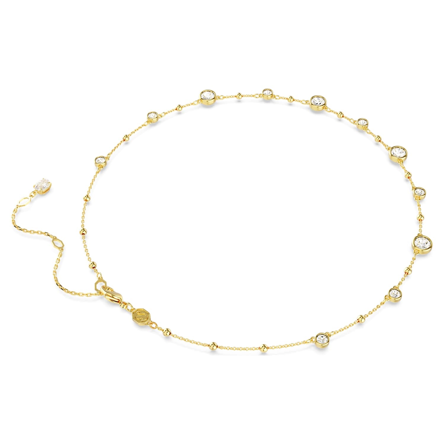 Swarovski Imber Scattered Necklace - Gold - Swarovski