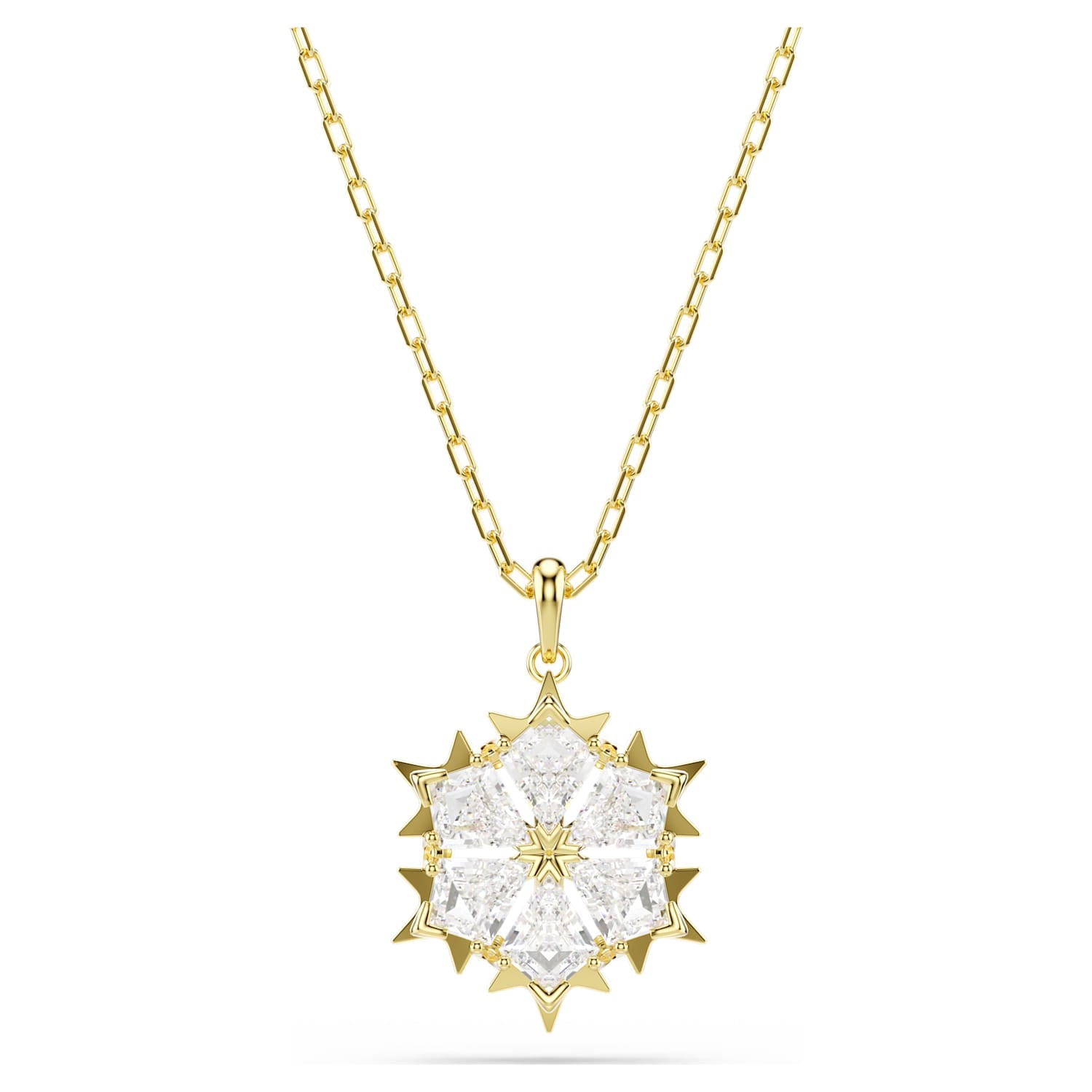 Swarovski Magic Snowflake Pendant - Gold - Swarovski