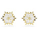 Swarovski Magic Snowflake Stud Earrings - Gold - Swarovski