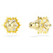 Swarovski Magic Snowflake Stud Earrings - Gold - Swarovski