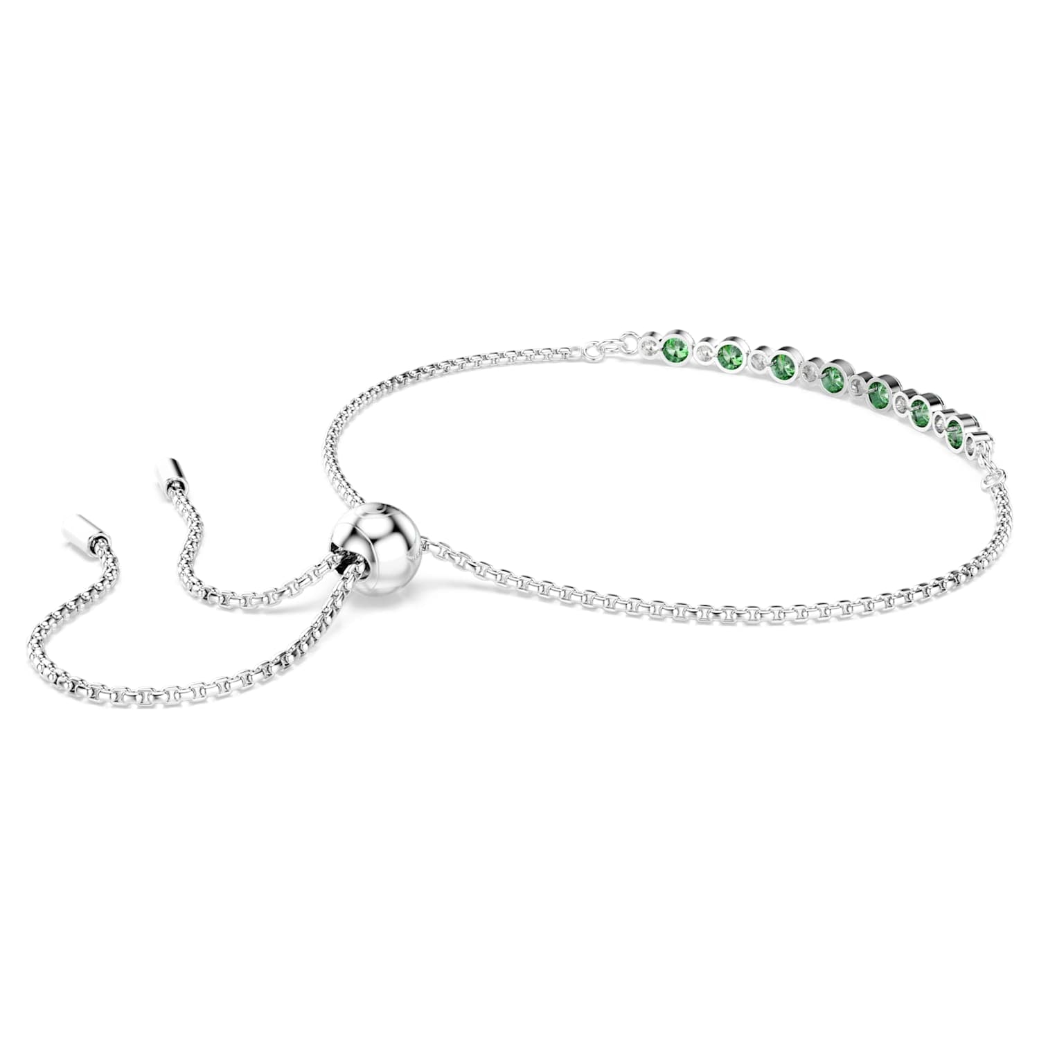 Swarovski Matrix Bracelet - Green/Silver - Swarovski