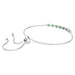 Swarovski Matrix Bracelet - Green/Silver - Swarovski