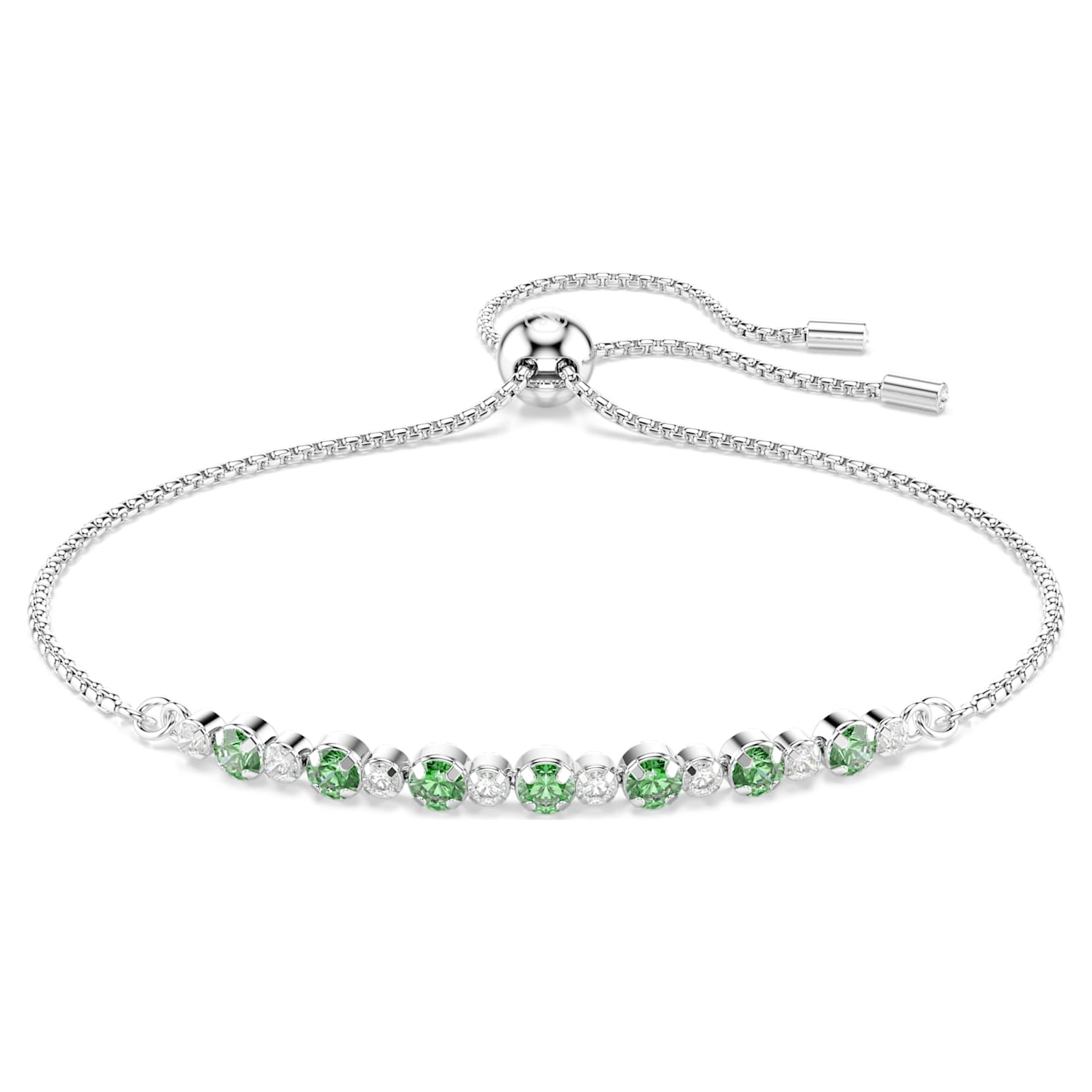 Swarovski Matrix Bracelet - Green/Silver - Swarovski