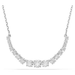 Swarovski Matrix Gradient Necklace - White/Rhodium - Swarovski