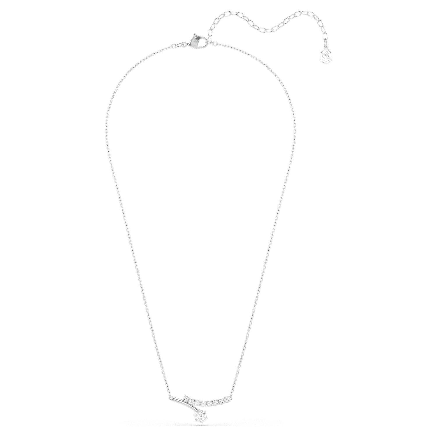 Swarovski Matrix Necklace - Silver - Swarovski