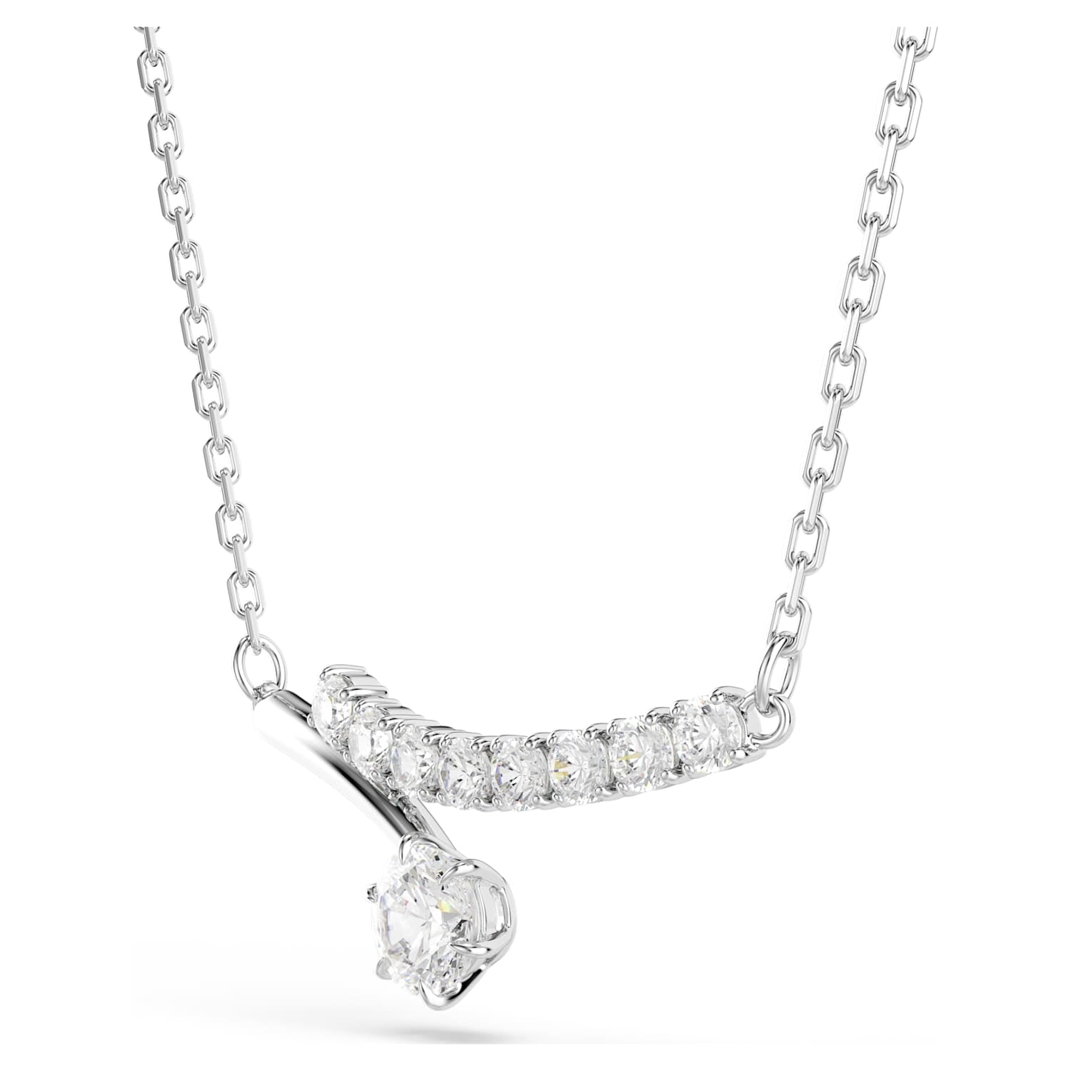 Swarovski Matrix Necklace - Silver - Swarovski