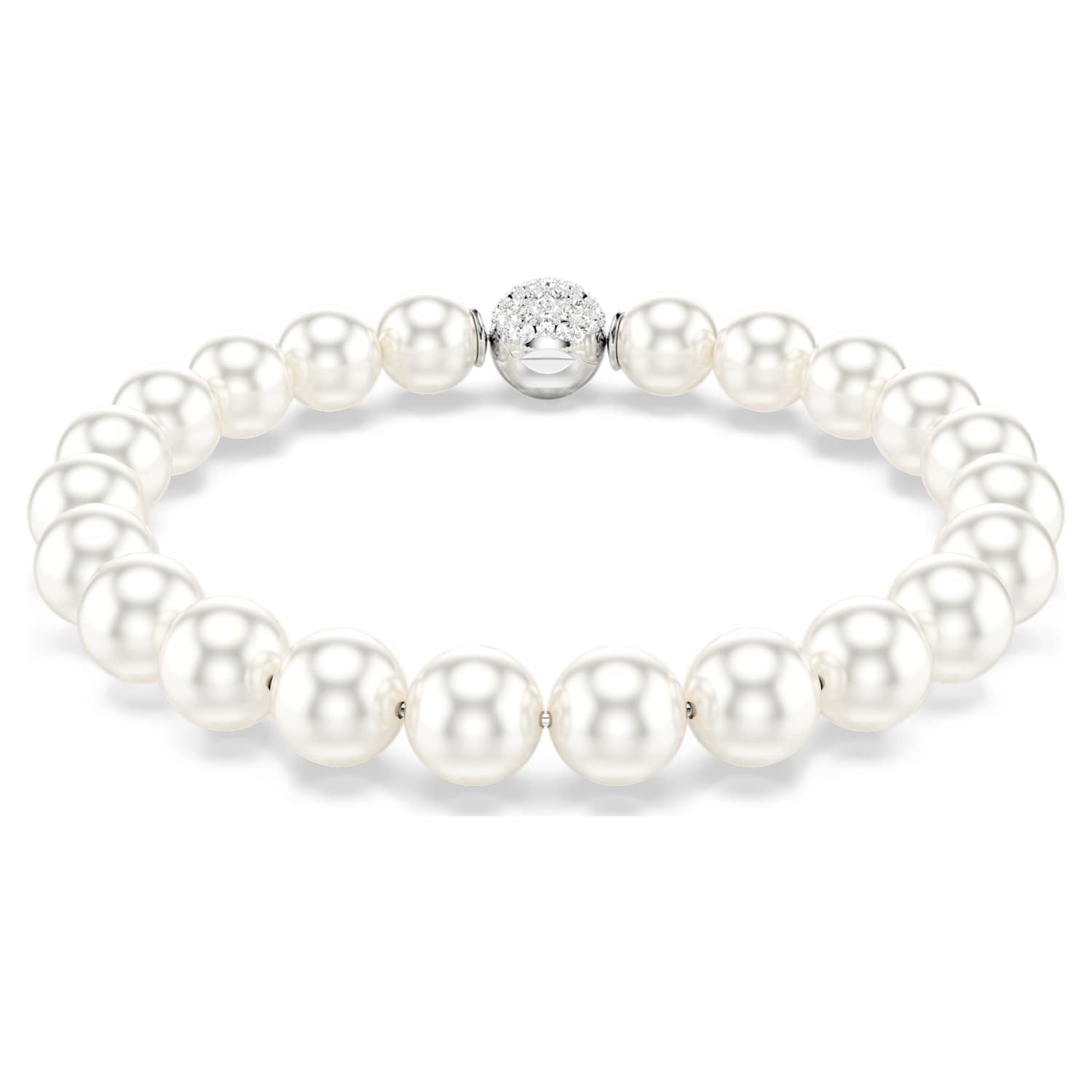 Swarovski Matrix Pearl Bracelet - Silver - Swarovski