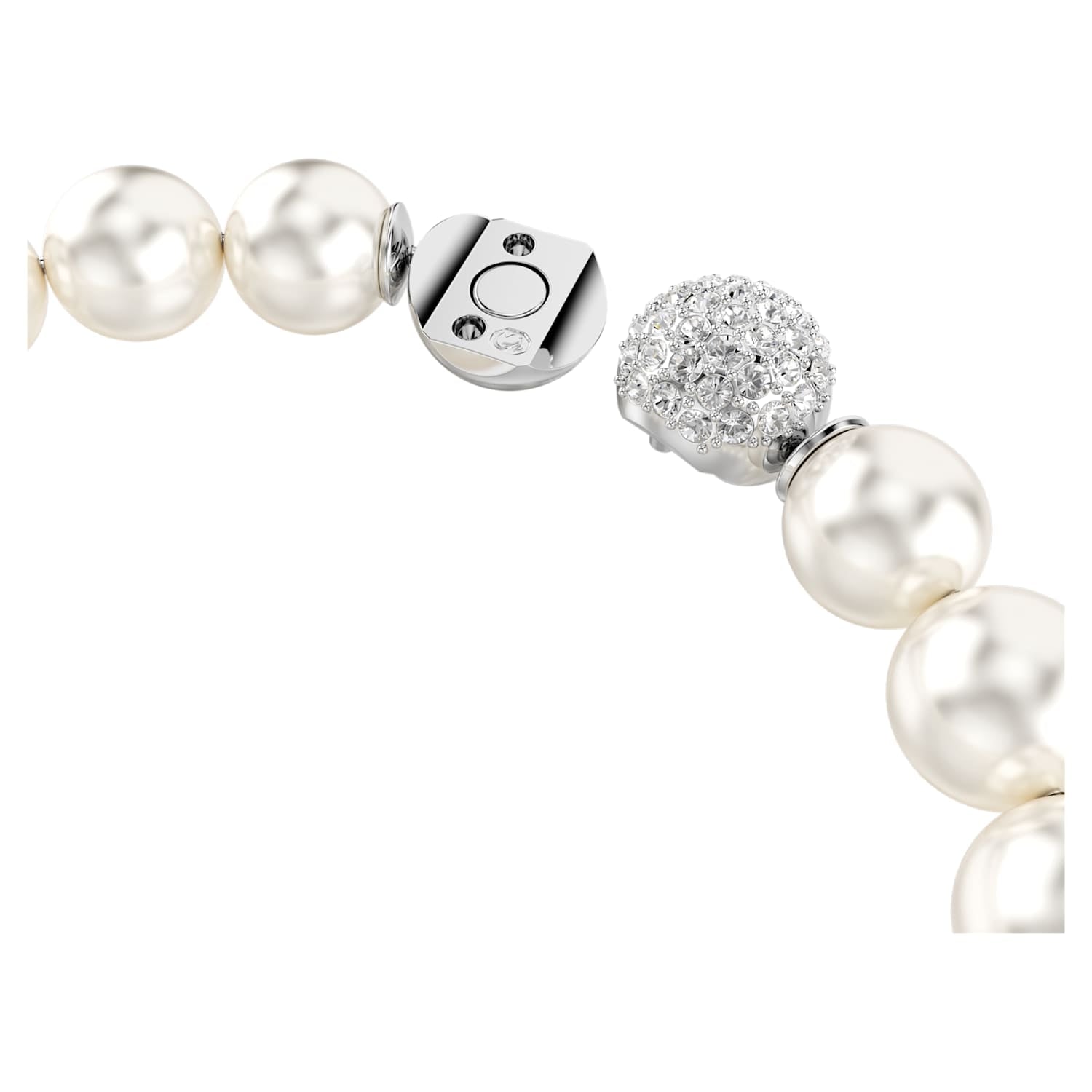 Swarovski Matrix Pearl Bracelet - Silver - Swarovski
