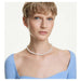 Swarovski Matrix Pearl Necklace - Silver - Swarovski