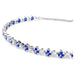 Swarovski Matrix Tennis Bracelet - Blue/Silver - Swarovski