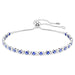 Swarovski Matrix Tennis Bracelet - Blue/Silver - Swarovski