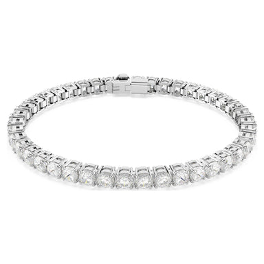 Swarovski Matrix Tennis Bracelet - Silver - Swarovski