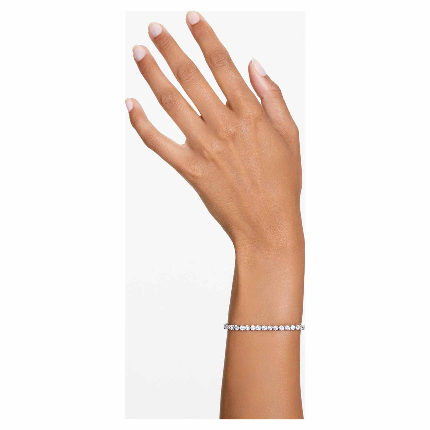 Swarovski Matrix Tennis Bracelet - Silver - Swarovski