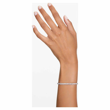 Swarovski Matrix Tennis Bracelet - Silver - Swarovski