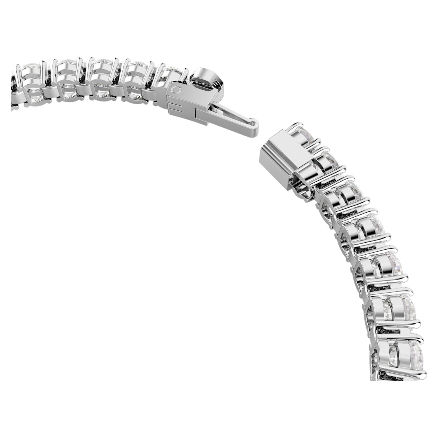 Swarovski Matrix Tennis Bracelet - Silver - Swarovski