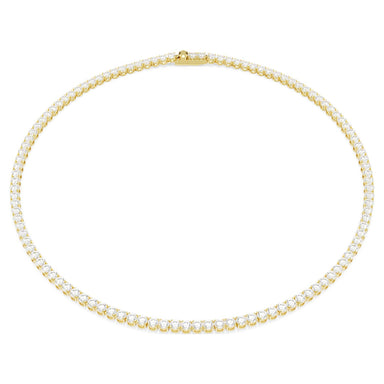 Swarovski Matrix Tennis Necklace - Gold - Swarovski