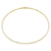 Swarovski Matrix Tennis Necklace - Gold - Swarovski