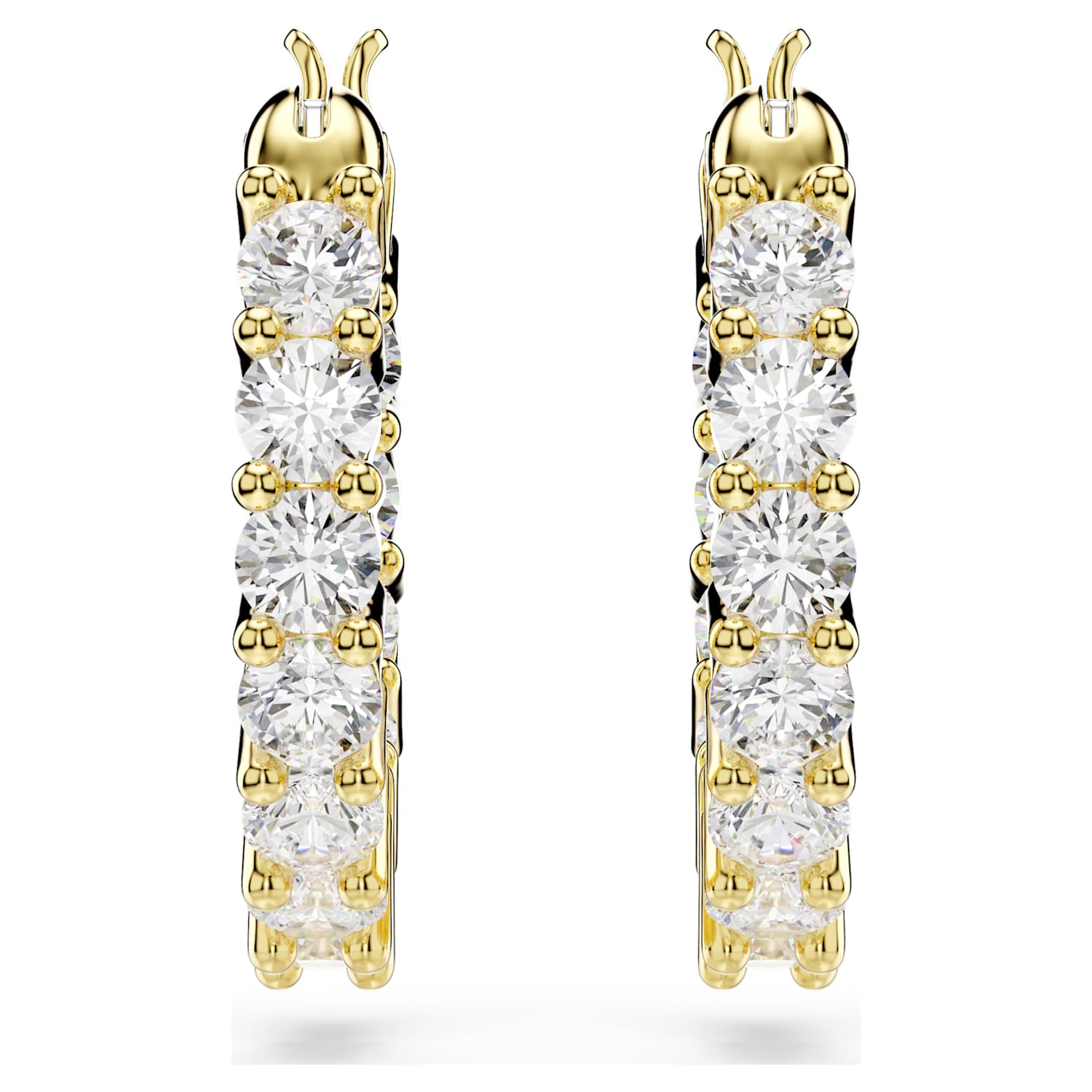 Swarovski Matrix Vittore Mini Hoop Earrings - Gold - Swarovski