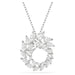 Swarovski Mesmera Circle Pendant - Silver - Swarovski
