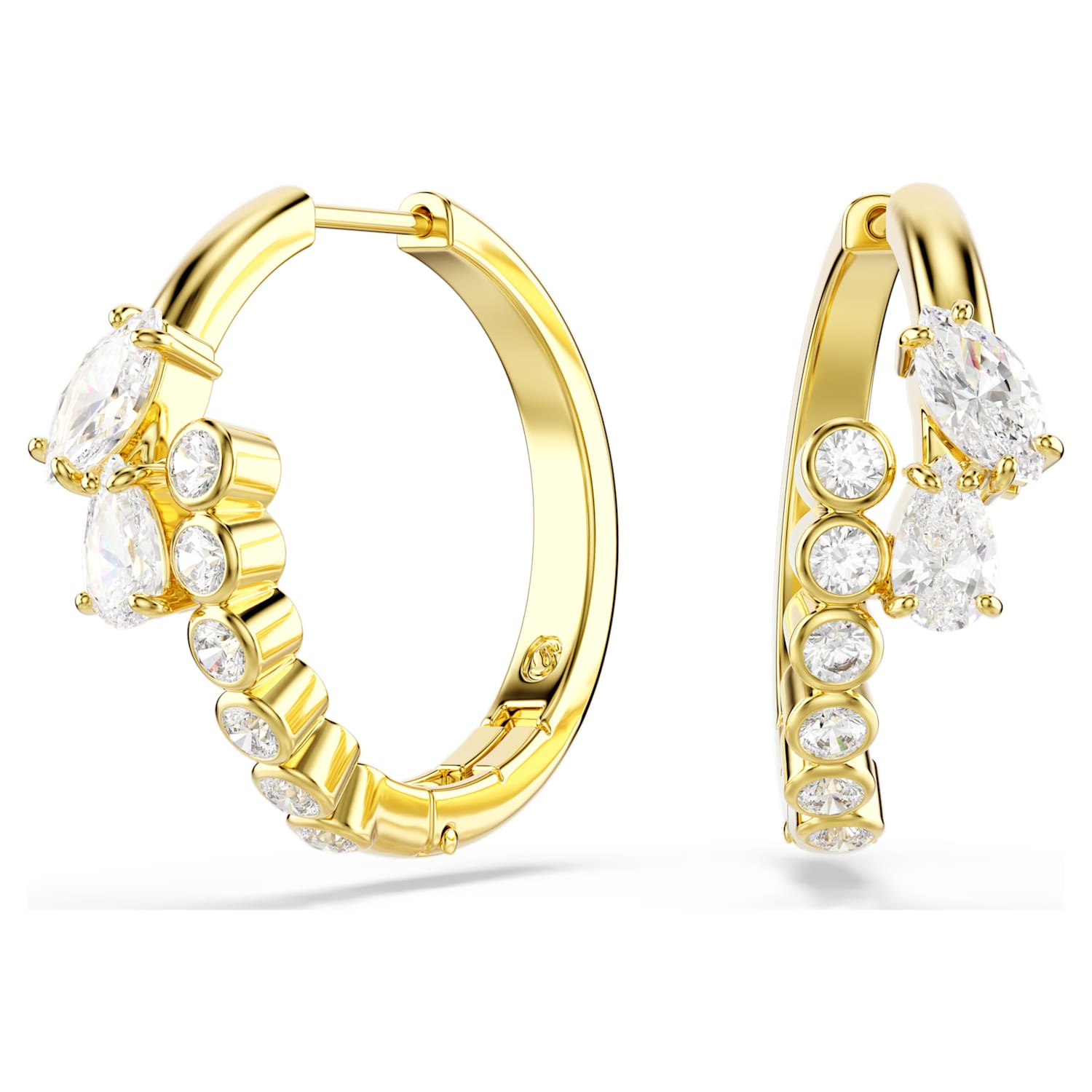 Swarovski Mesmera Hoop Earrings - Gold - Swarovski
