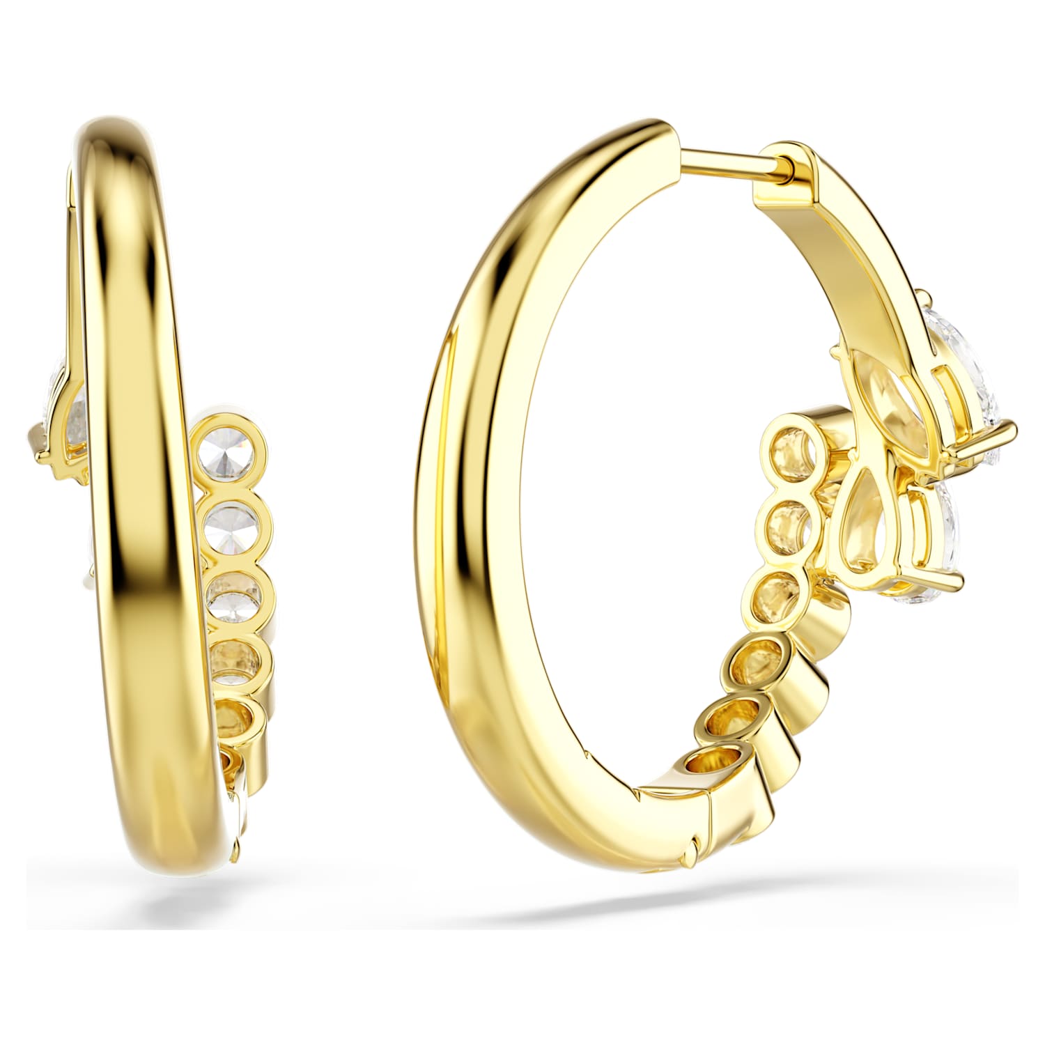 Swarovski Mesmera Hoop Earrings - Gold - Swarovski