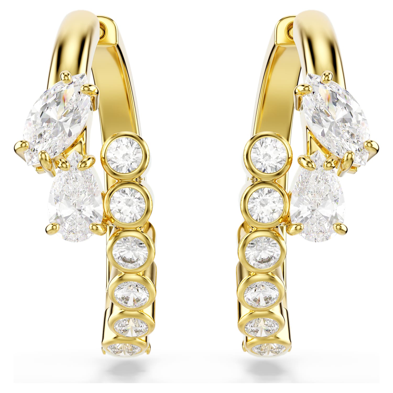 Swarovski Mesmera Hoop Earrings - Gold - Swarovski
