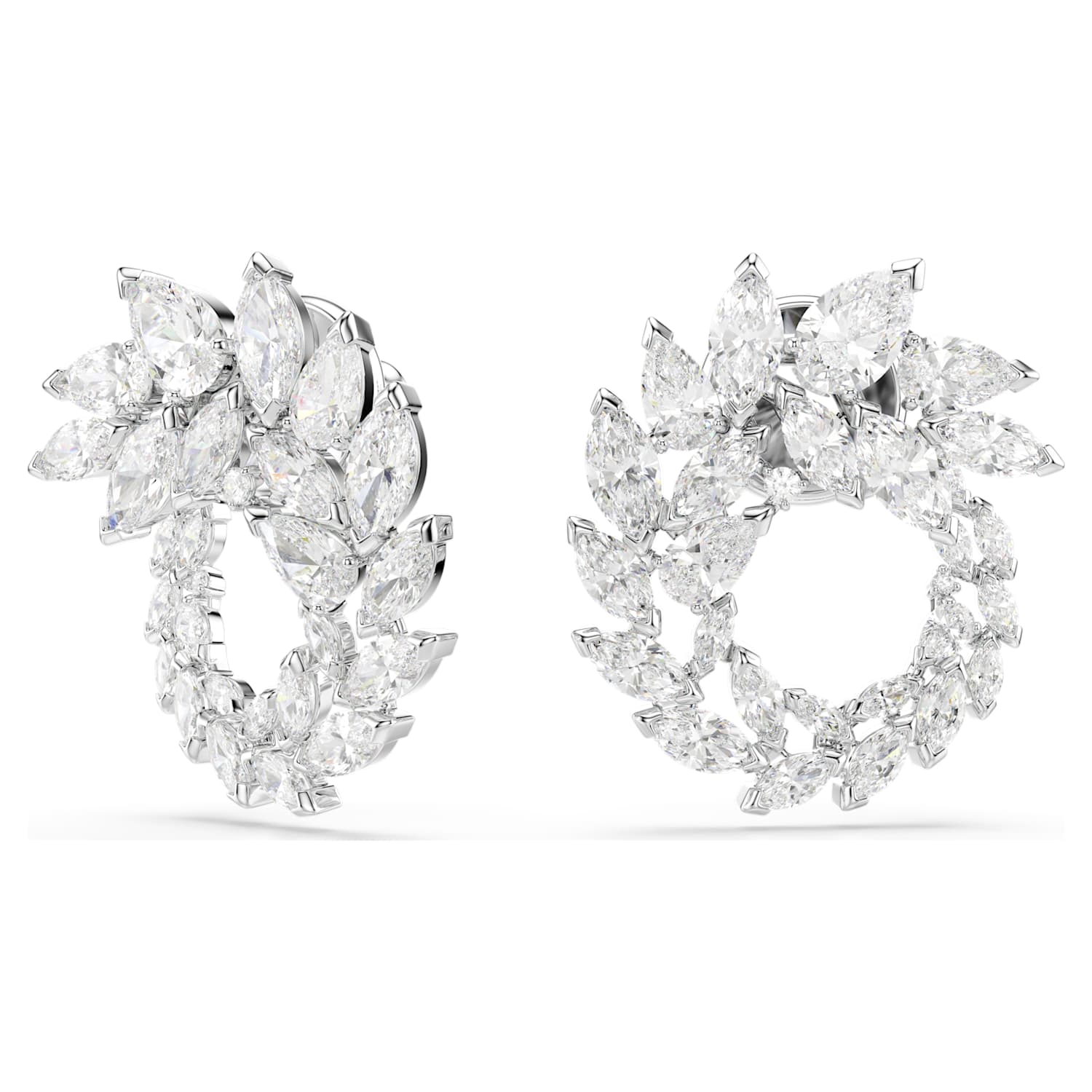 Swarovski Mesmera Small Hoop Earrings - Silver - Swarovski