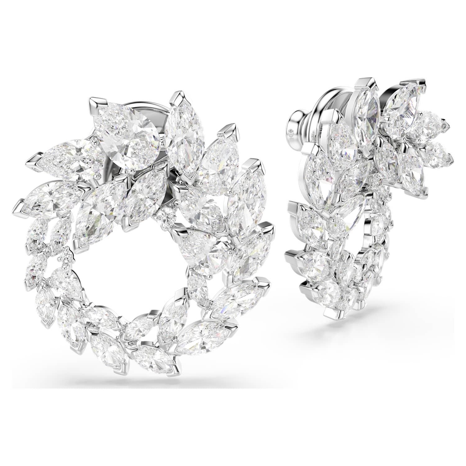 Swarovski Mesmera Small Hoop Earrings - Silver - Swarovski