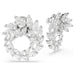 Swarovski Mesmera Small Hoop Earrings - Silver - Swarovski