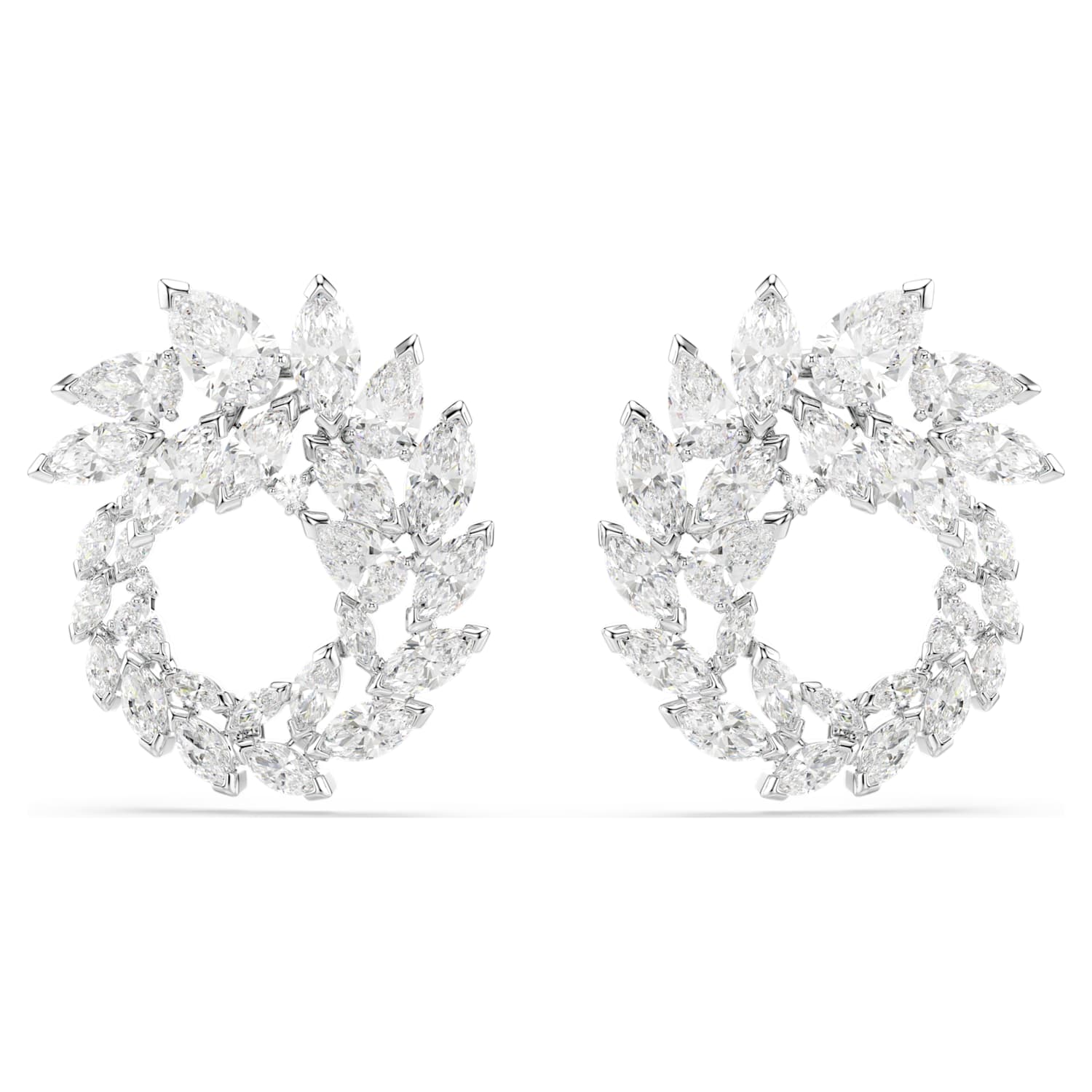 Swarovski Mesmera Small Hoop Earrings - Silver - Swarovski