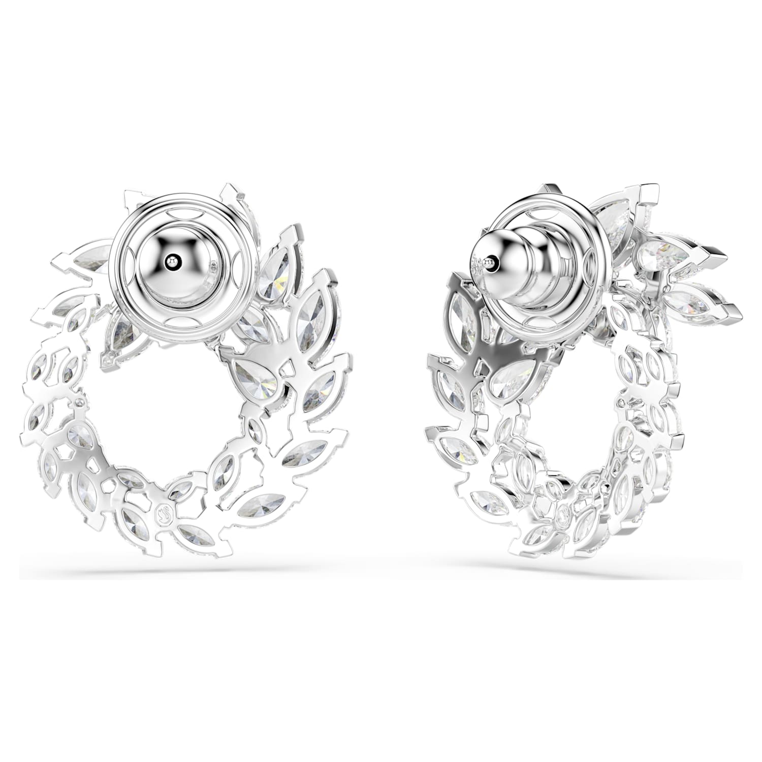 Swarovski Mesmera Small Hoop Earrings - Silver - Swarovski