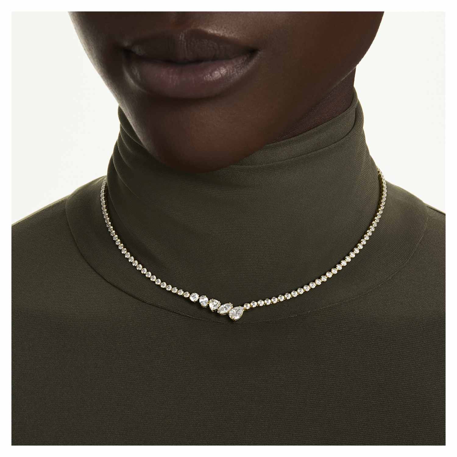 Swarovski Mesmera V Necklace - Gold - Swarovski