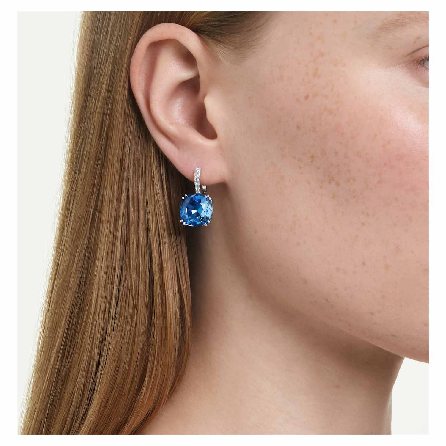 Swarovski Millenia Drop Earrings - Ice Blue/Silver - Swarovski