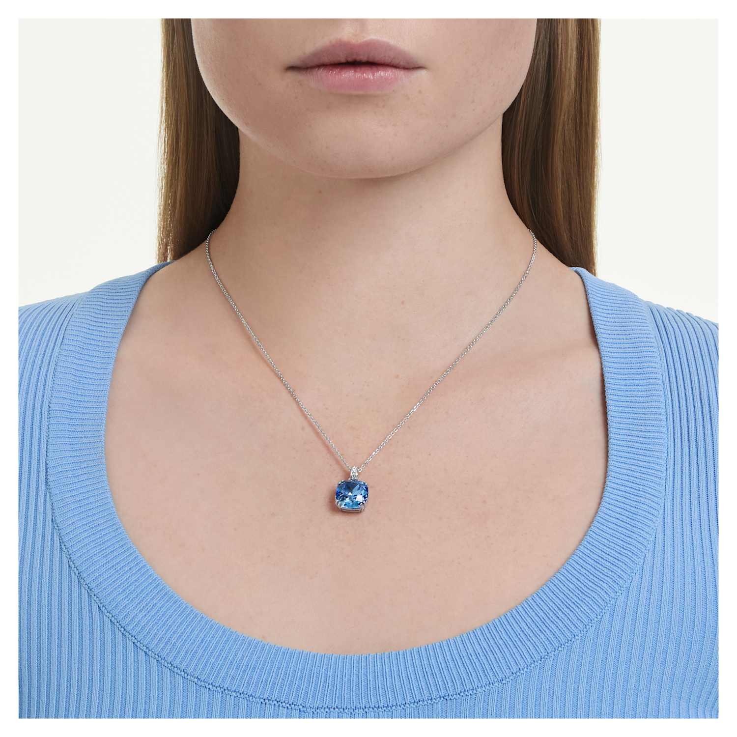 Swarovski Millenia Pendant - Ice Blue/Silver - Swarovski