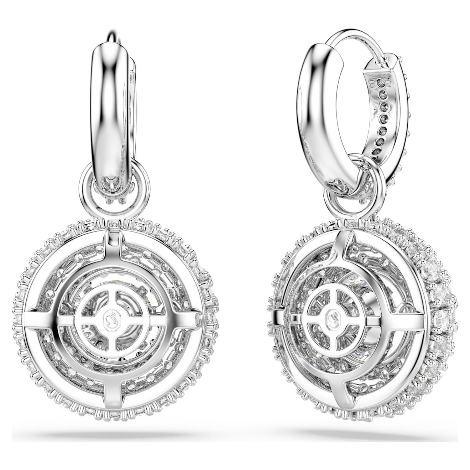 Swarovski Sublima Drop Earrings - Silver - Swarovski