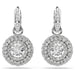 Swarovski Sublima Drop Earrings - Silver - Swarovski