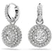 Swarovski Sublima Drop Earrings - Silver - Swarovski