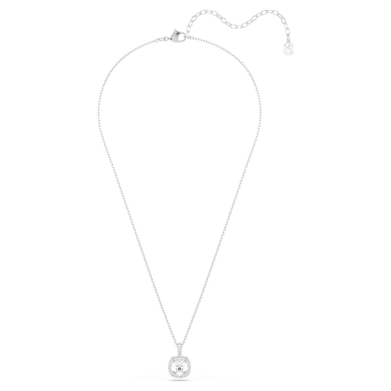 Swarovski Una Angelic Cushion Pendant - Silver - Swarovski