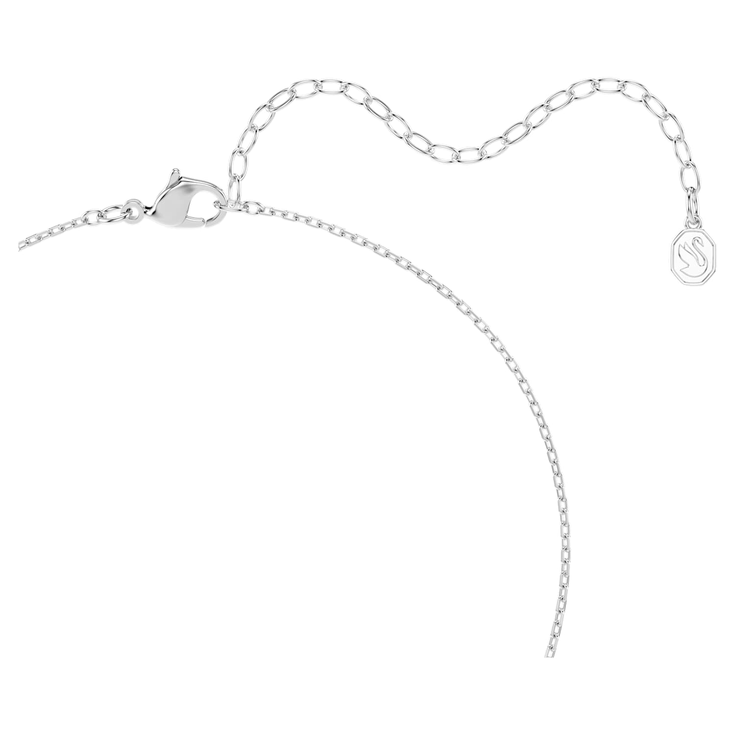 Swarovski Una Angelic Cushion Pendant & Stud Set - Silver - Swarovski