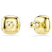 Swarovski Una Angelic Cushion Stud Earrings - Gold - Swarovski
