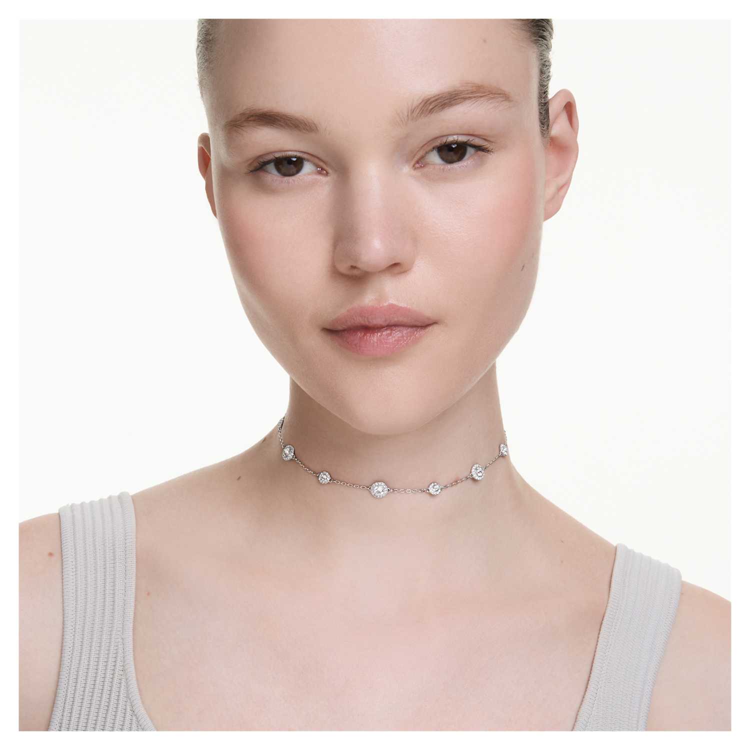 Swarovski Una Angelic Double-Sided Necklace - Silver - Swarovski