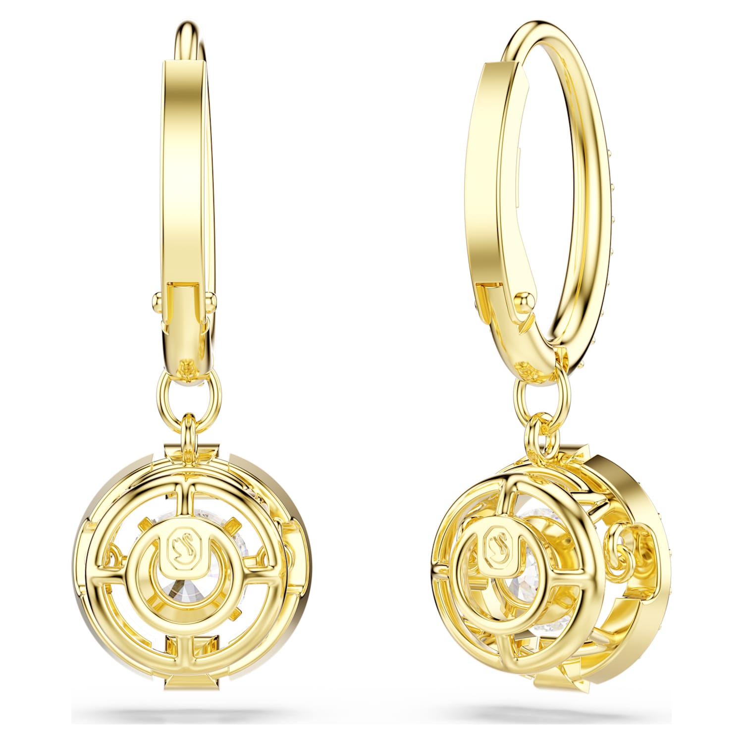 Swarovski Una Angelic Drop Earrings - Gold - Swarovski