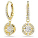 Swarovski Una Angelic Drop Earrings - Gold - Swarovski
