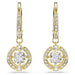 Swarovski Una Angelic Drop Earrings - Gold - Swarovski