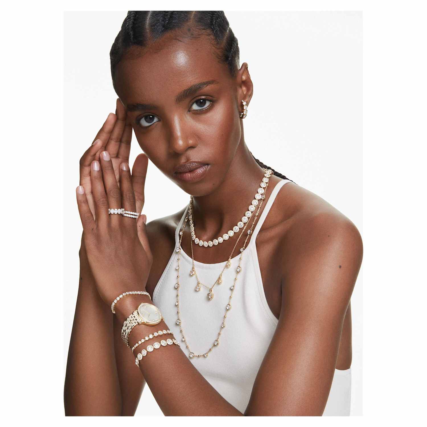 Swarovski Una Angelic Pavé Bracelet - Gold - Swarovski