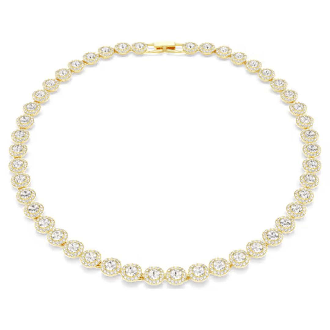 Swarovski Una Angelic Tennis Necklace - White/Gold - Swarovski